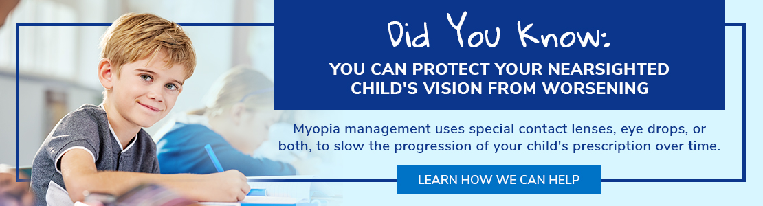 Myopia management, learn how we can help